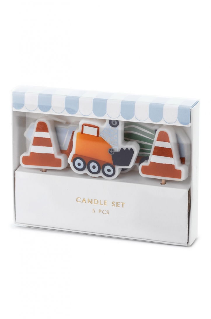 Geburtstagskerzen Straßenroboter