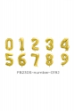 Foil Balloon Number Gold