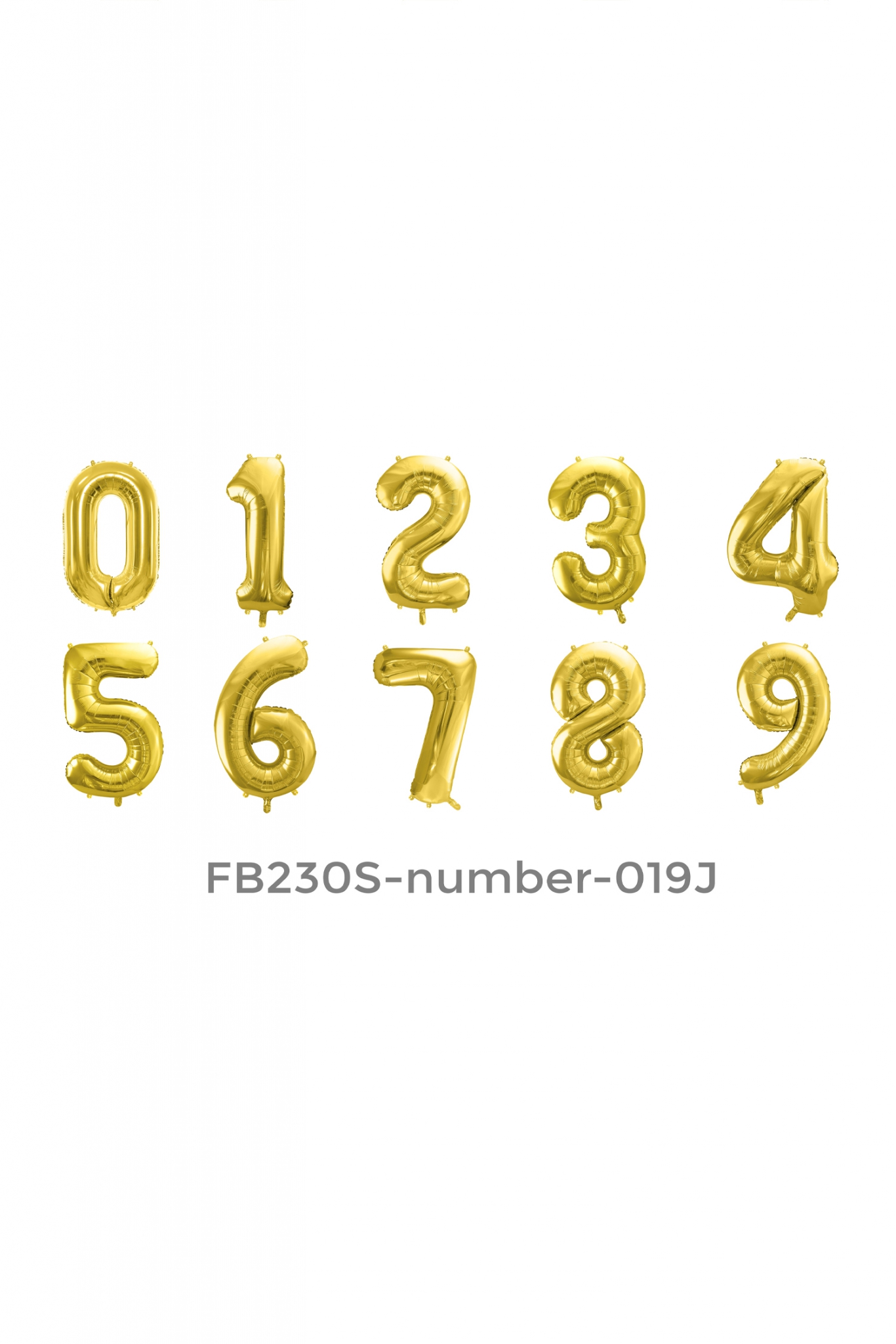 Foil Balloon Number Gold