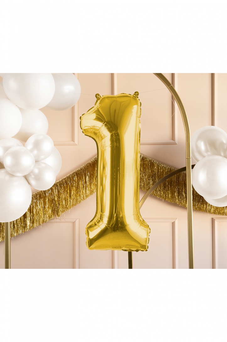 Foil Balloon Number Gold