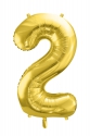 Foil Balloon Number Gold