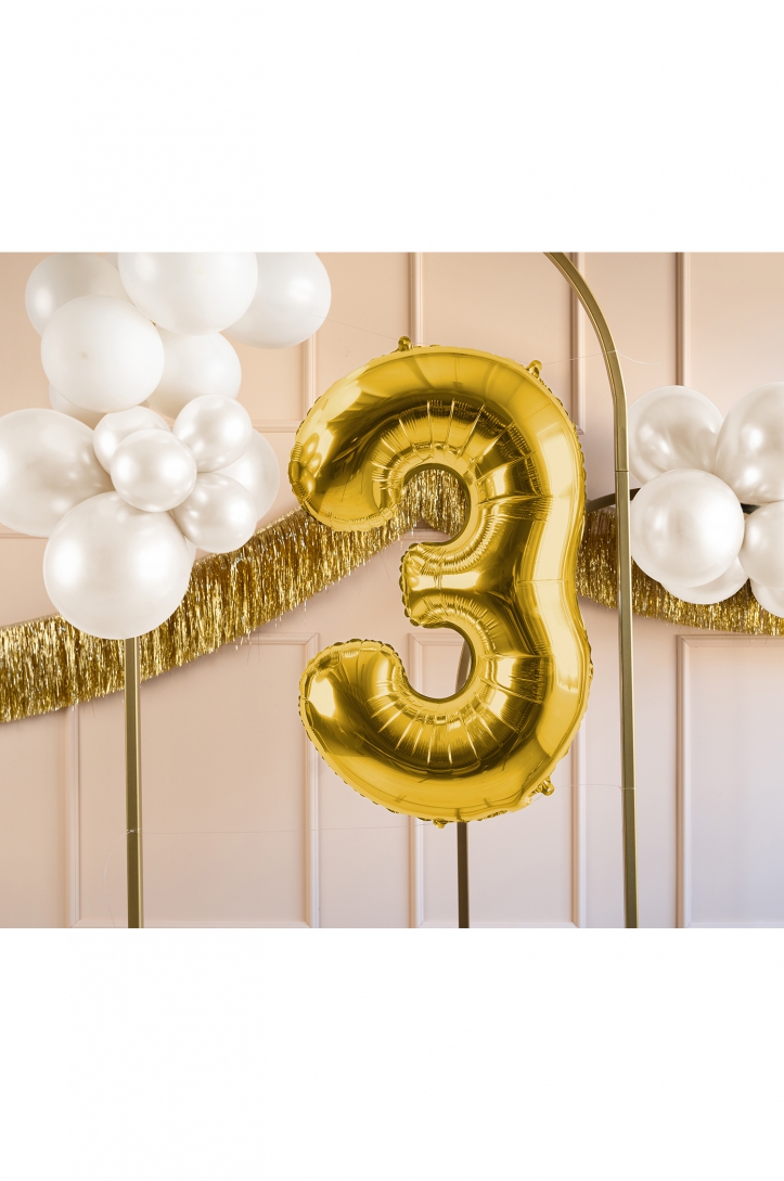 Foil Balloon Number Gold