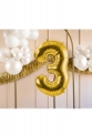 Folienballon Zahl Gold