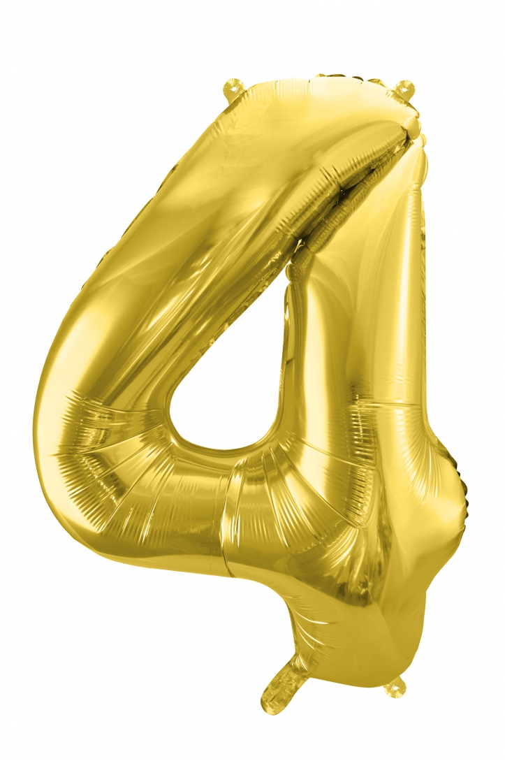 Foil Balloon Number Gold