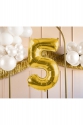 Folienballon Zahl Gold