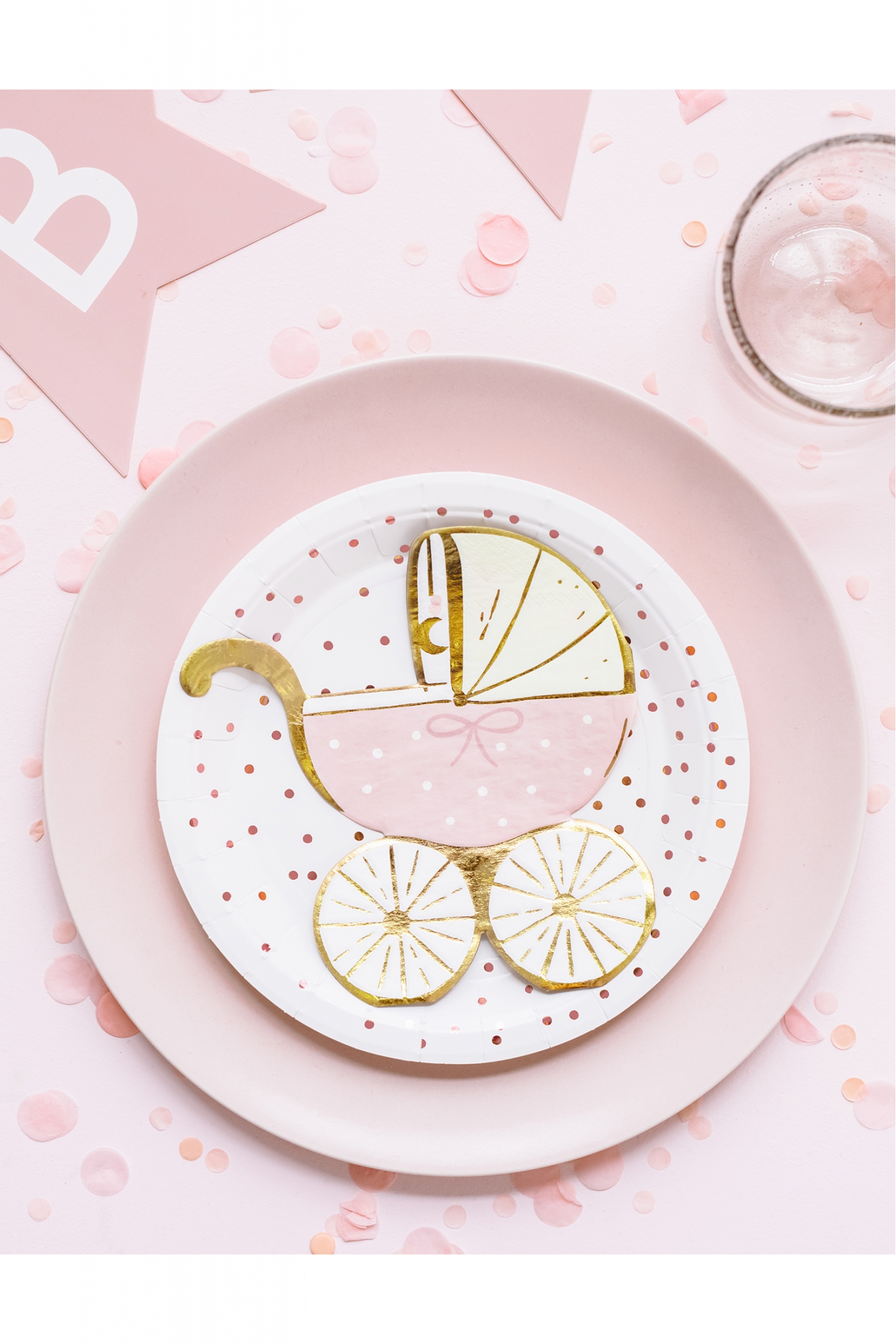 Papierservietten Kinderwagen