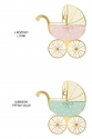 Papierservietten Kinderwagen