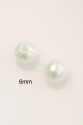 Pearls 6mm,  package 100 pieces