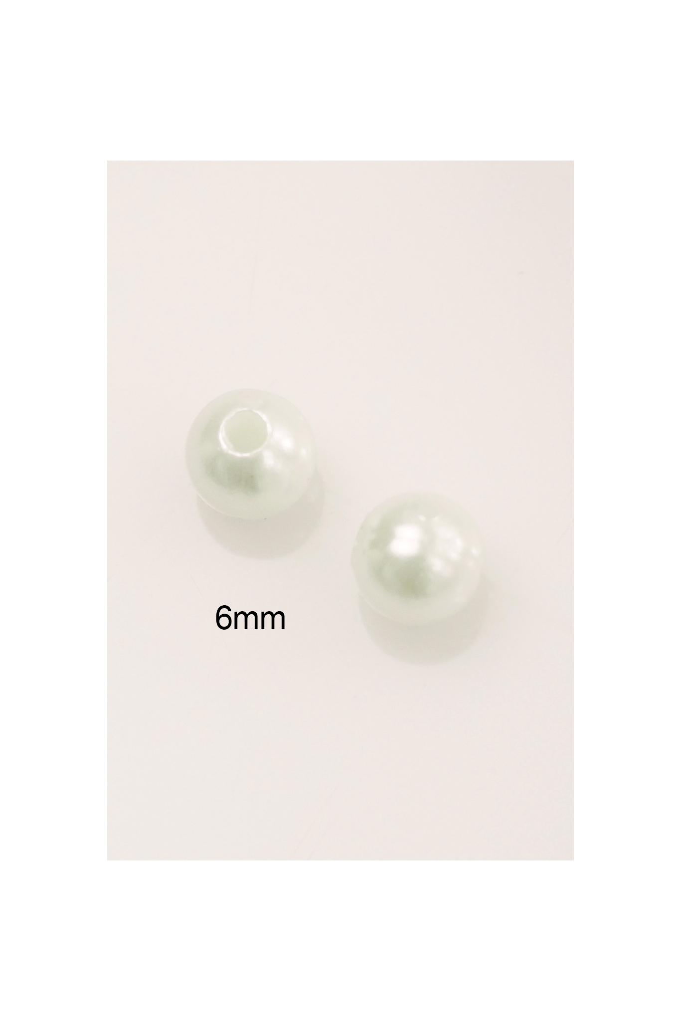 Pearls 6mm,  package 100 pieces