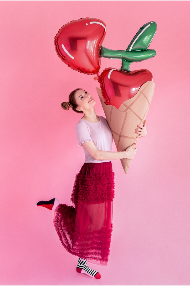 Balon foliowy Wiśnie