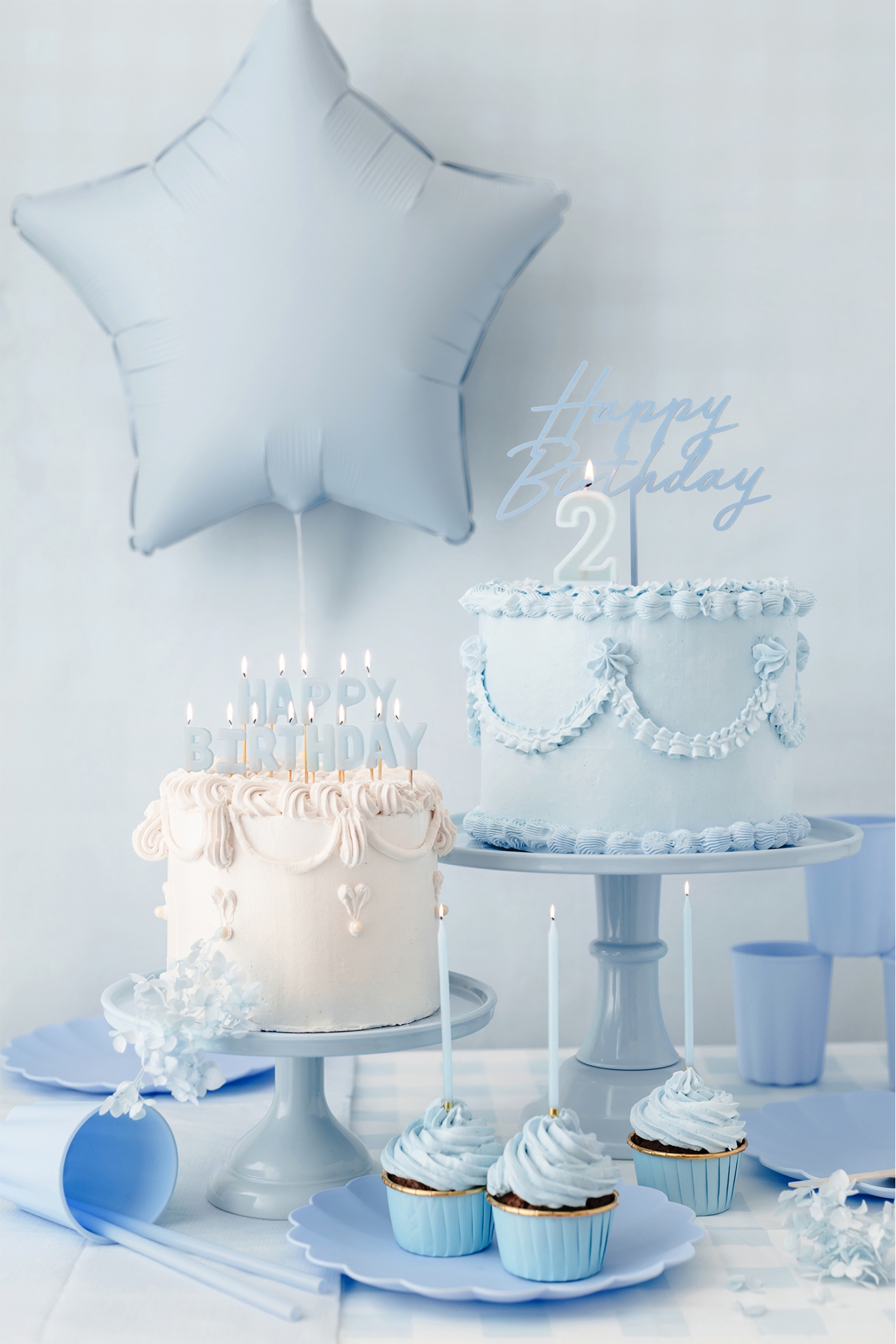 BALON FOLIOWY PASTELOWY GWIAZDKA 48 CM