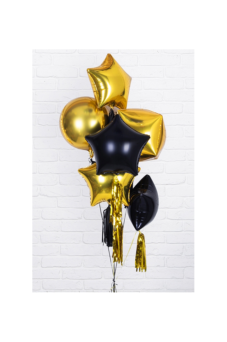 FOIL BALLOON METALLIC STAR 48 CM, ROSE GOLD