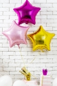 FOLIENBALLON METALLISCH STERN 48 CM, ROSE GOLD