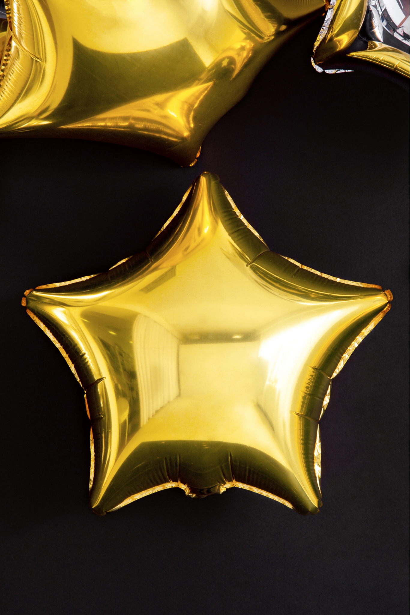 FOIL BALLOON METALLIC STAR 48 CM, ROSE GOLD