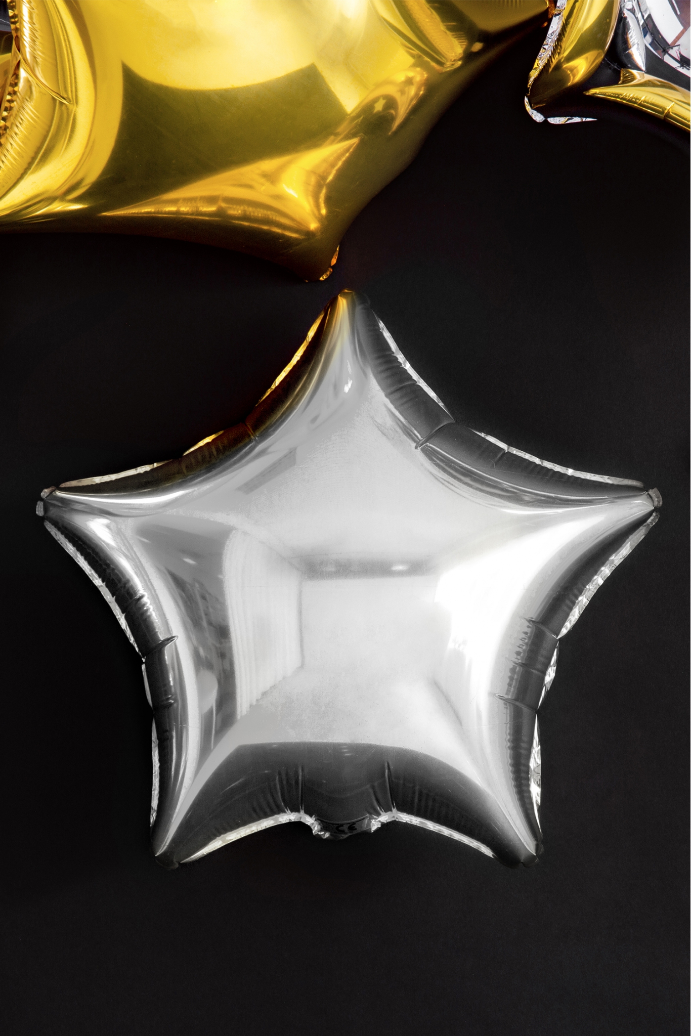 FOIL BALLOON METALLIC STAR 48 CM, ROSE GOLD