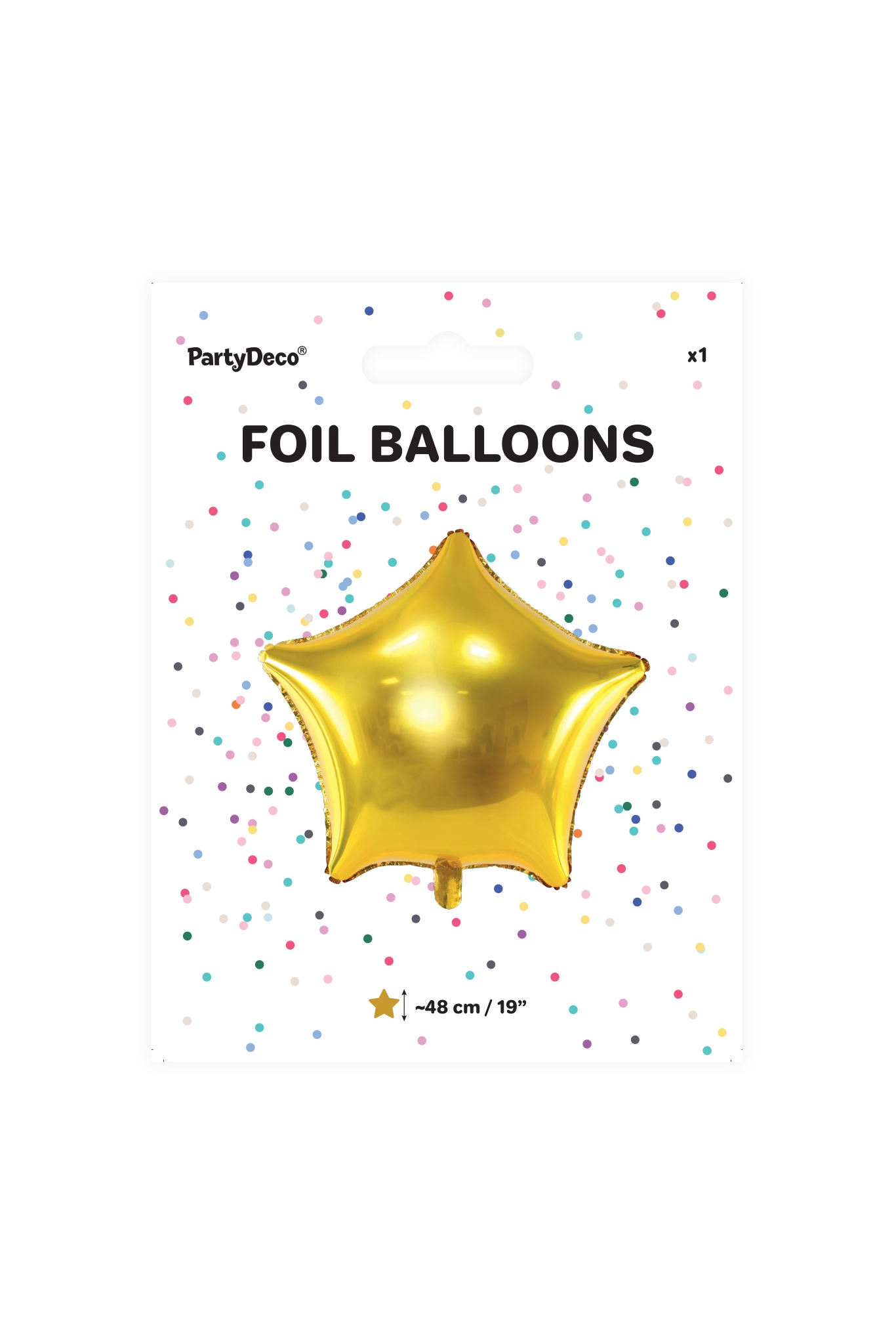 FOIL BALLOON METALLIC STAR 48 CM, ROSE GOLD