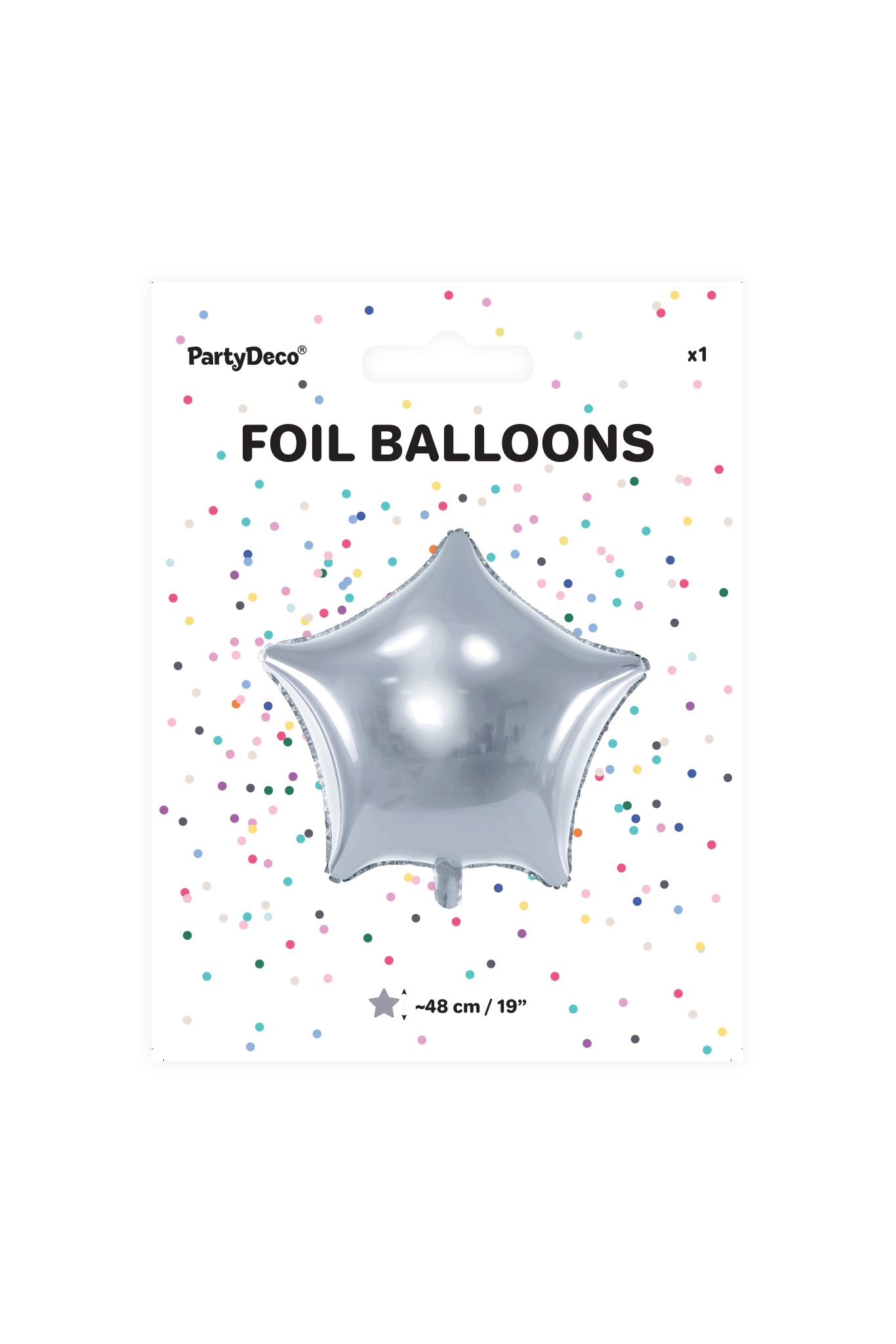 FOIL BALLOON METALLIC STAR 48 CM, ROSE GOLD