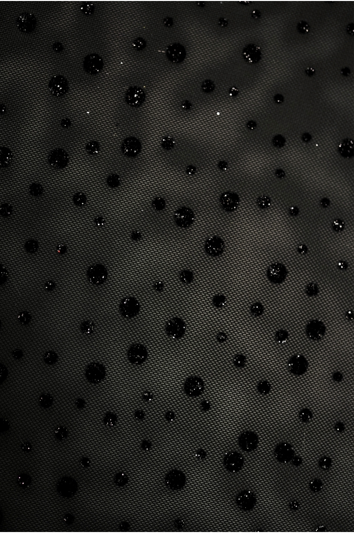 TULLE WITH GLITTER SKY LGM 3672 DOTS