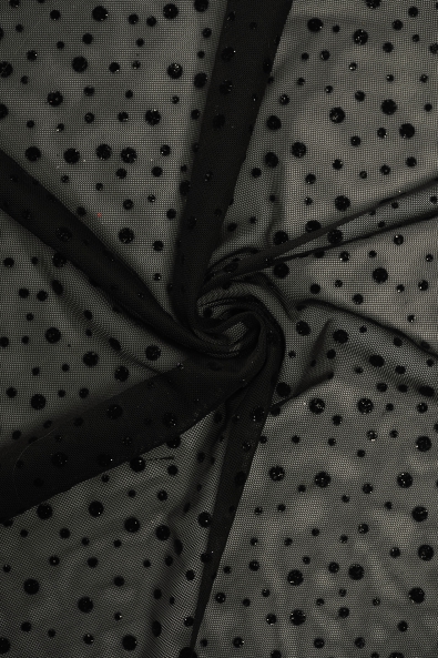 TÜLL MIT GLITZER SKY LGM 3672 PUNKTE