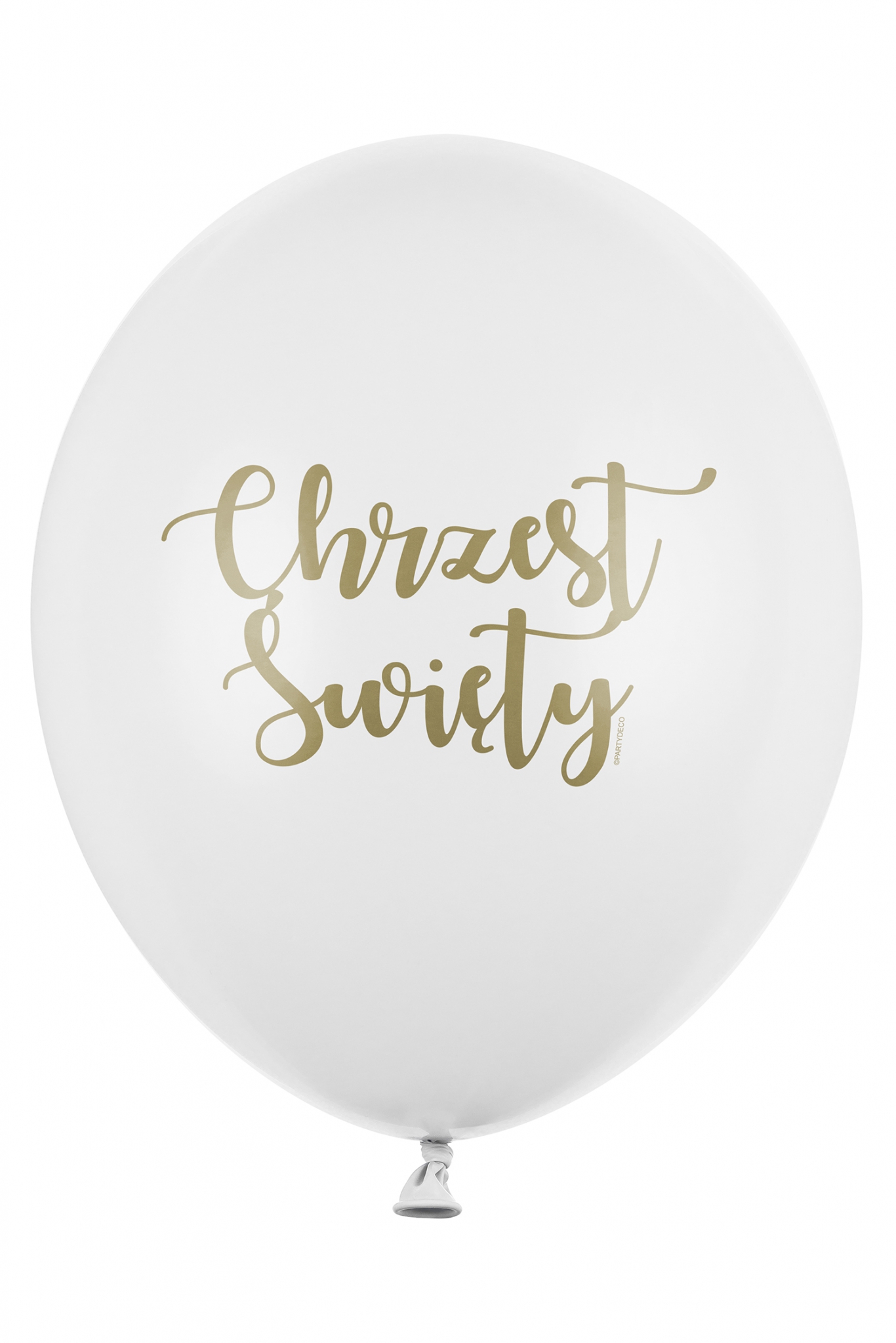Balony 30 cm, Chrzest Święty, Pastel Pure White