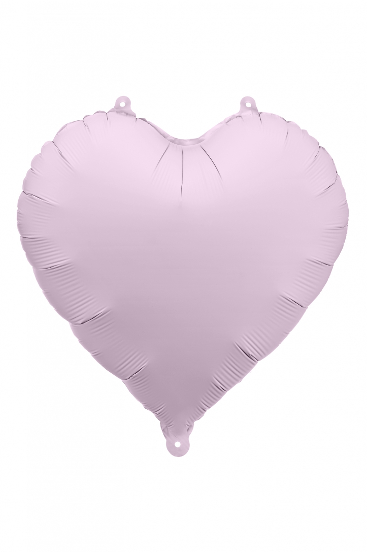 Folienballon Herz, 61cm, weiß