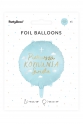 Folienballon Komunia Święta blau