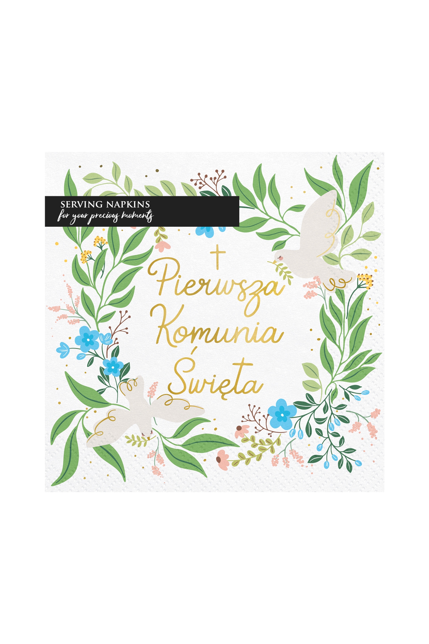 Servietten "Pierwsza Komunia Święta"
