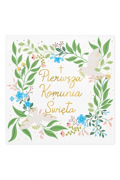 Napkins "Pierwsza Komunia Święta"