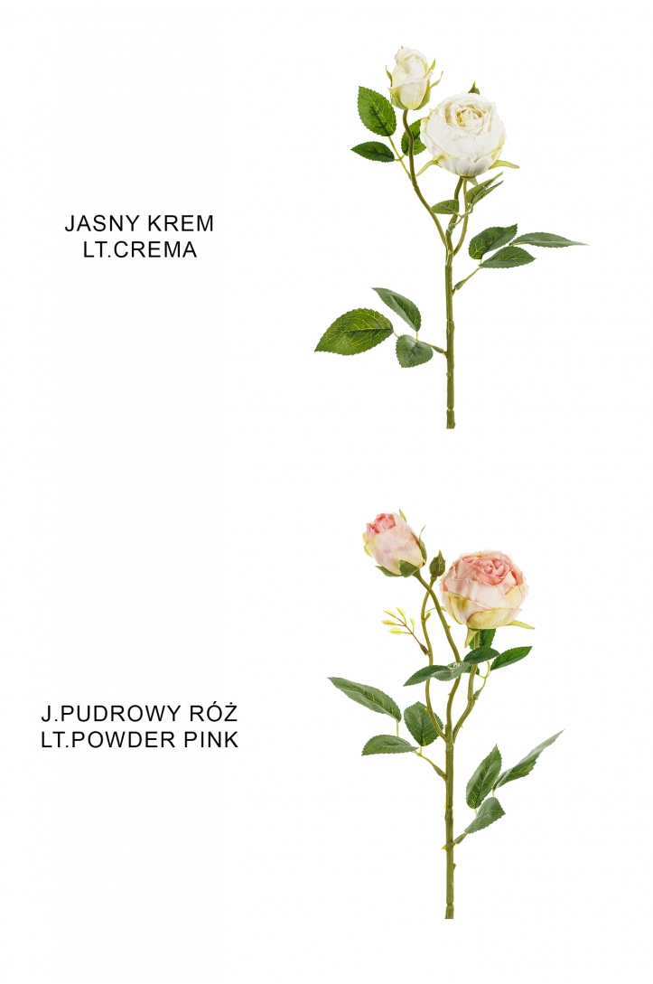 Artificial Flower Rose Cream