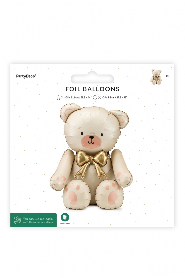 Standing foil balloon Bear