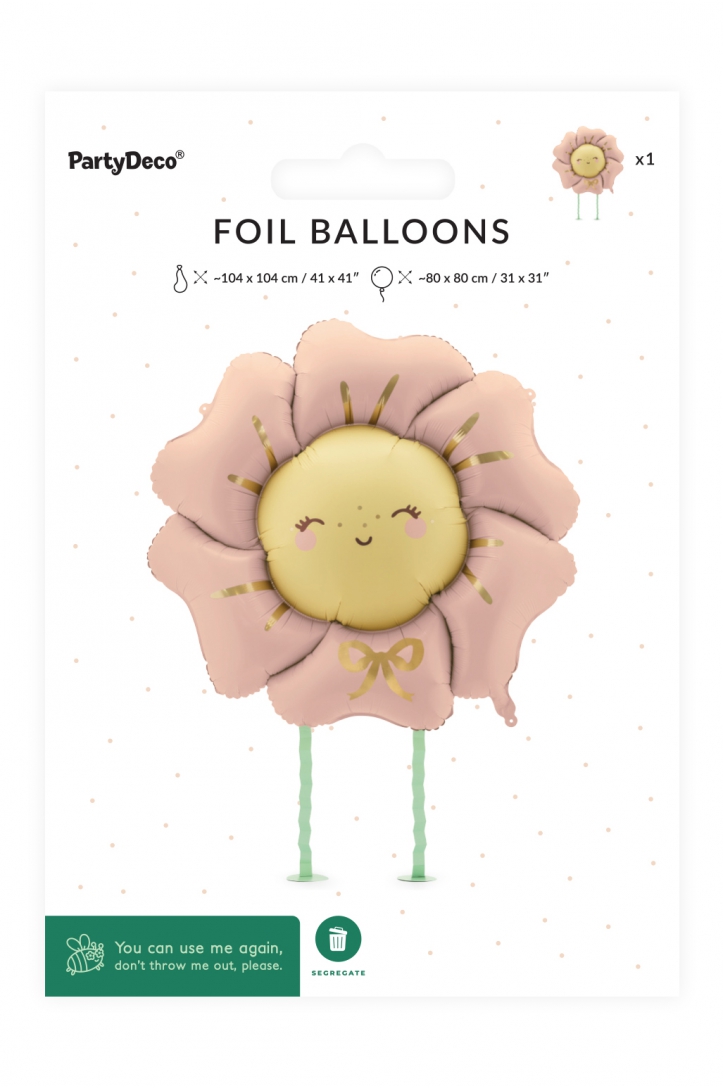 Folienballon Blume
