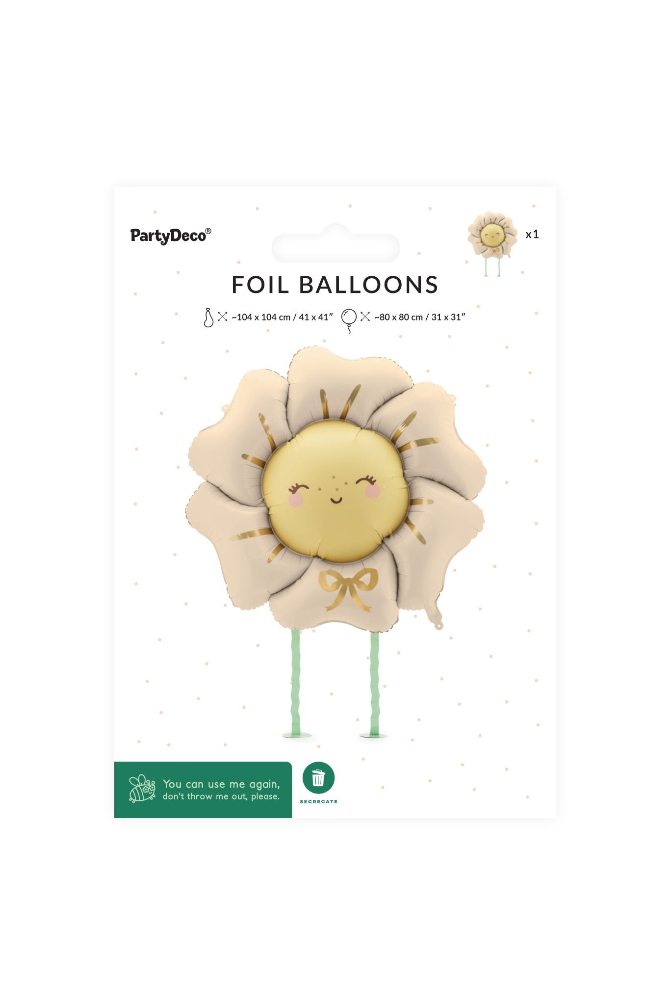 Balon foliowy Kwiatek