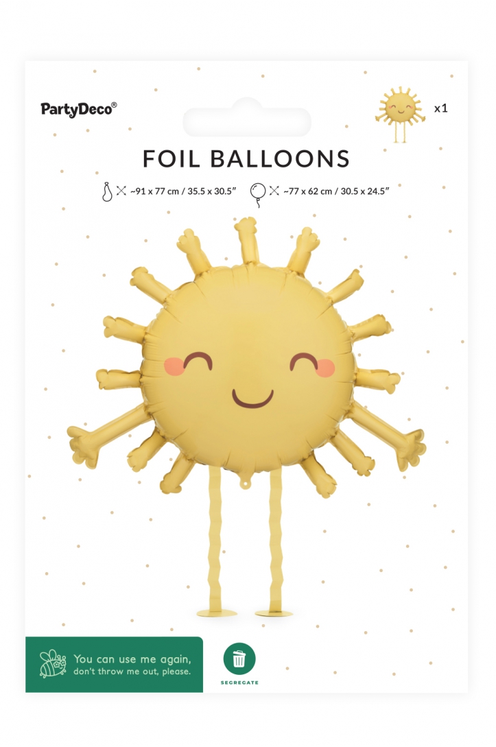 Balon foliowy Słoneczko