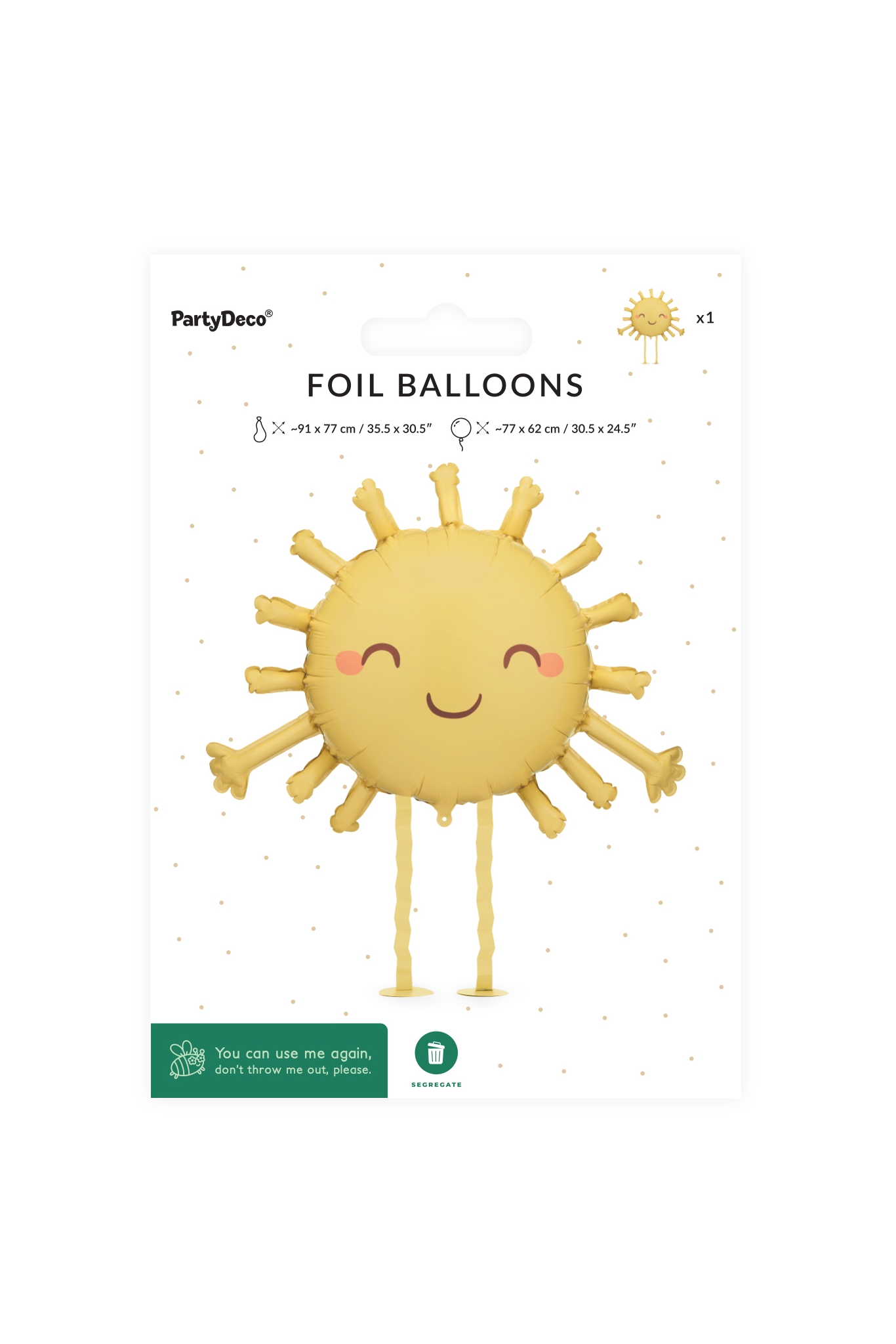Foil Balloon Sun