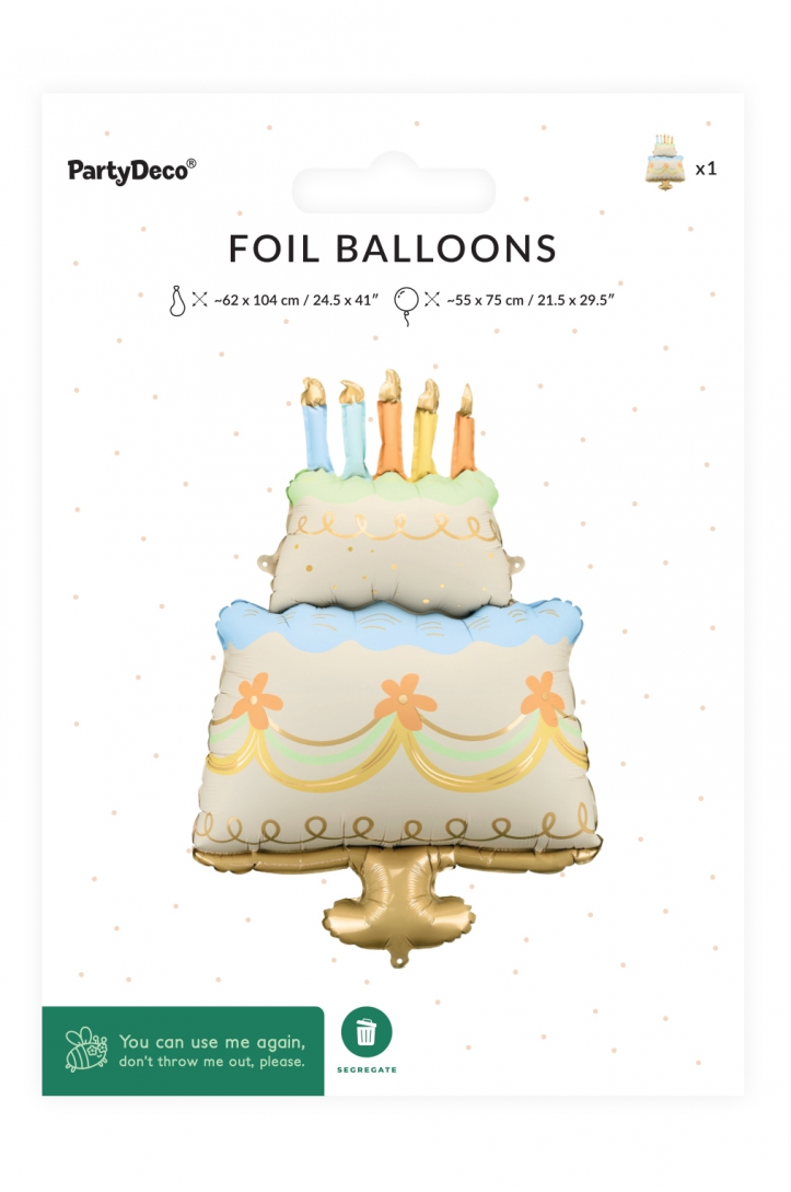 Foil Balloon Cake