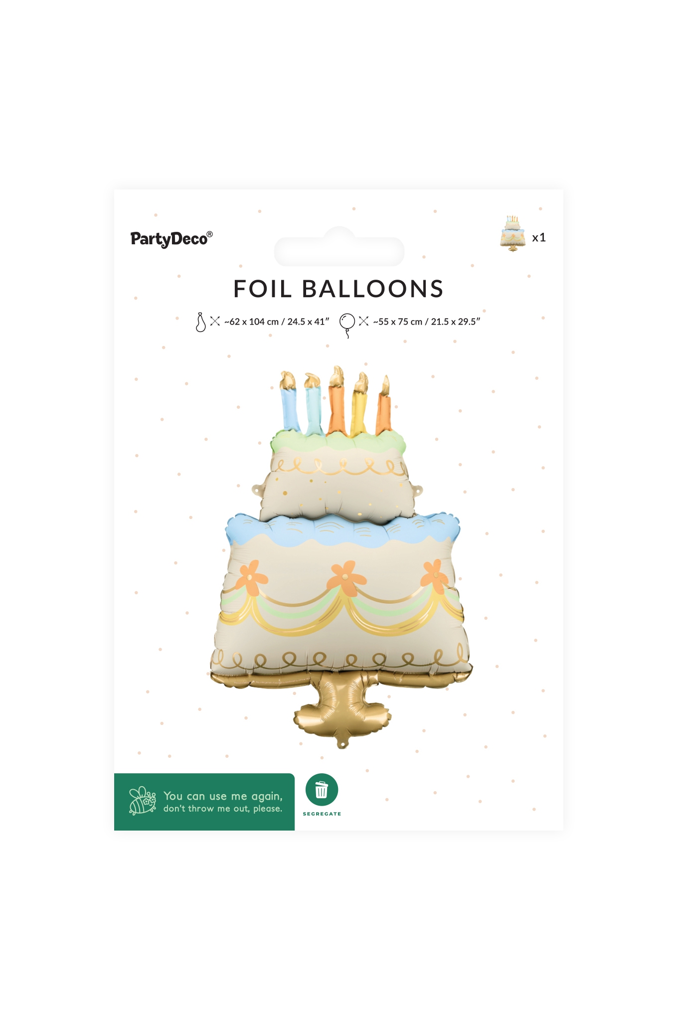 Foil Balloon Cake