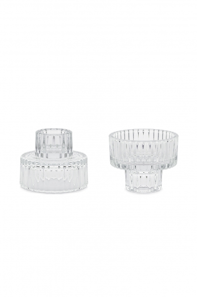 Glass Candle Holder 2-in-1