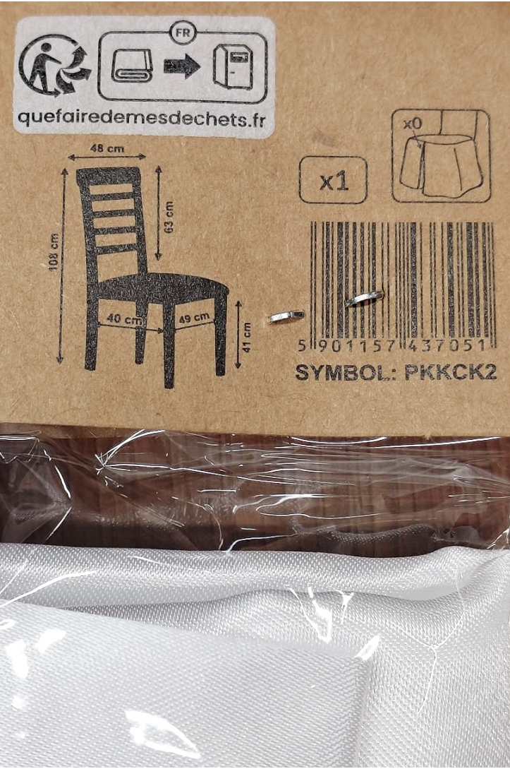 Pokrowiec komunijny na krzesło CK2