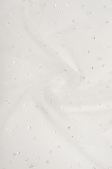 Dekorativer Tüll T3322 – Tau-Effekt