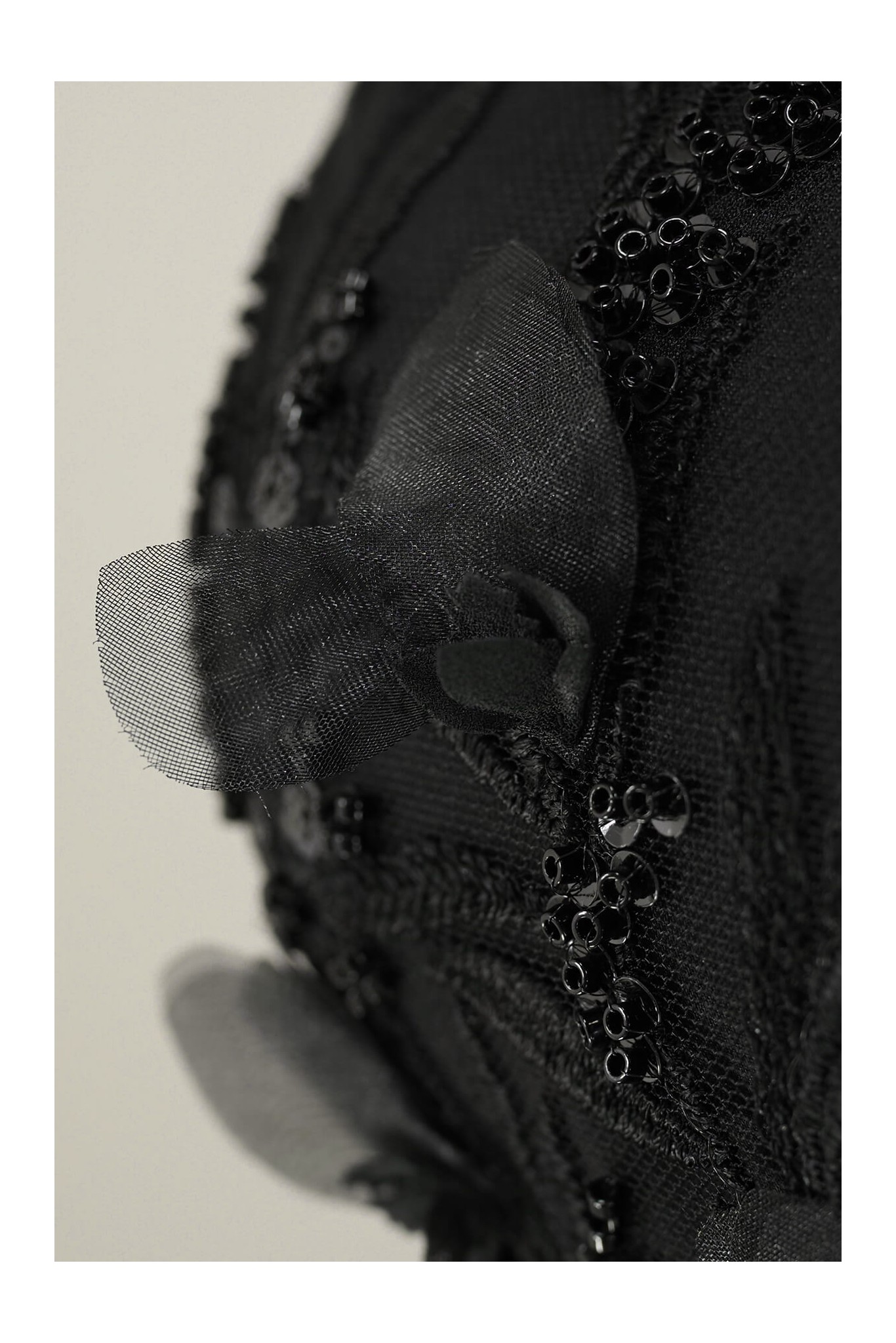 EVENING LACE 3D W36247 BLACK