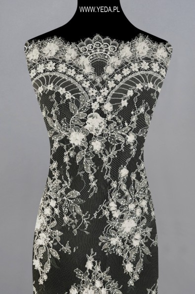 BRAUTSPITZE 3D FRANZÖSISCHE W36384 KORD ZDOB