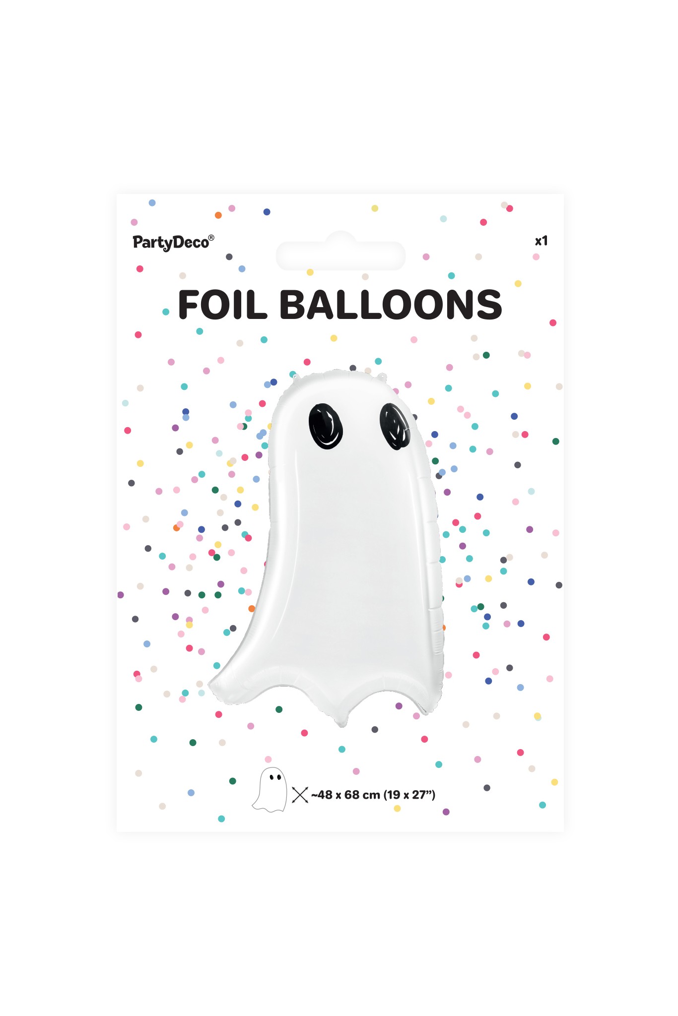 Foil balloon Ghost 48 x 68 cm