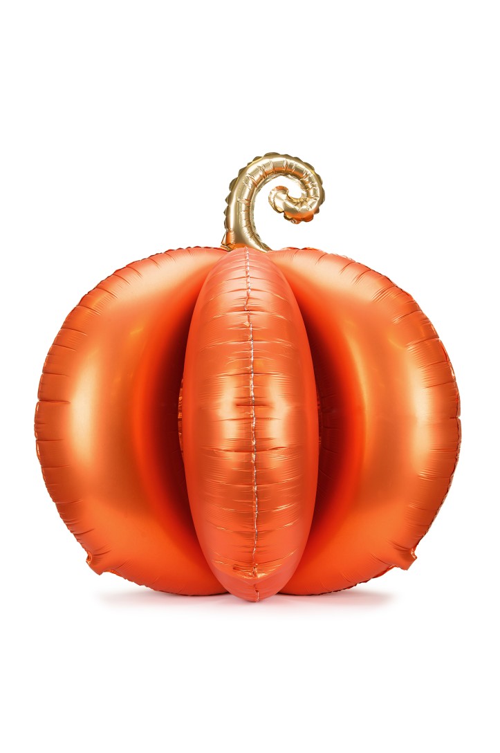 Standing 3D foil balloon Pumpkin 90x90cm