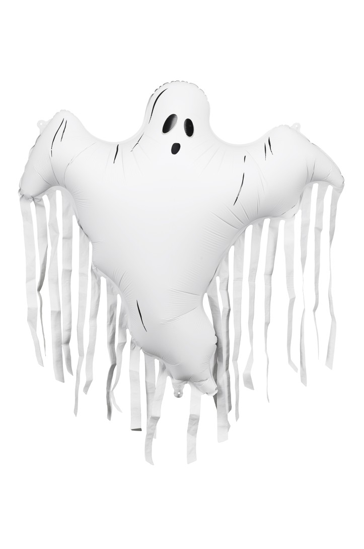 Foil balloon "Ghost" with tassels 93x86 cm