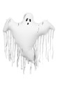 Foil balloon "Ghost" with tassels 93x86 cm