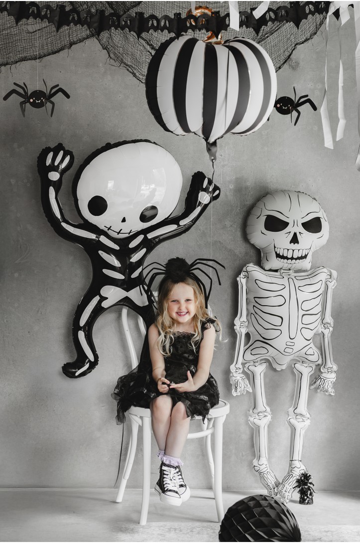 Balon foliowy Dynia Black&White 39x38 cm