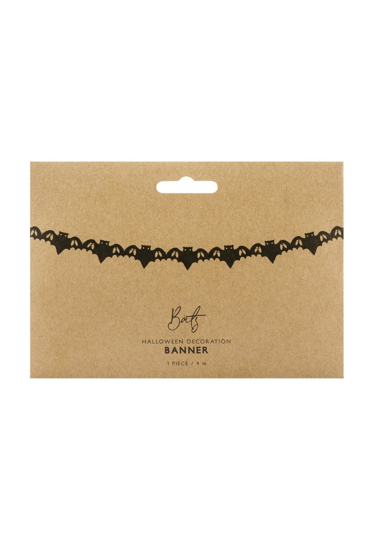 Tissue paper garland Bats