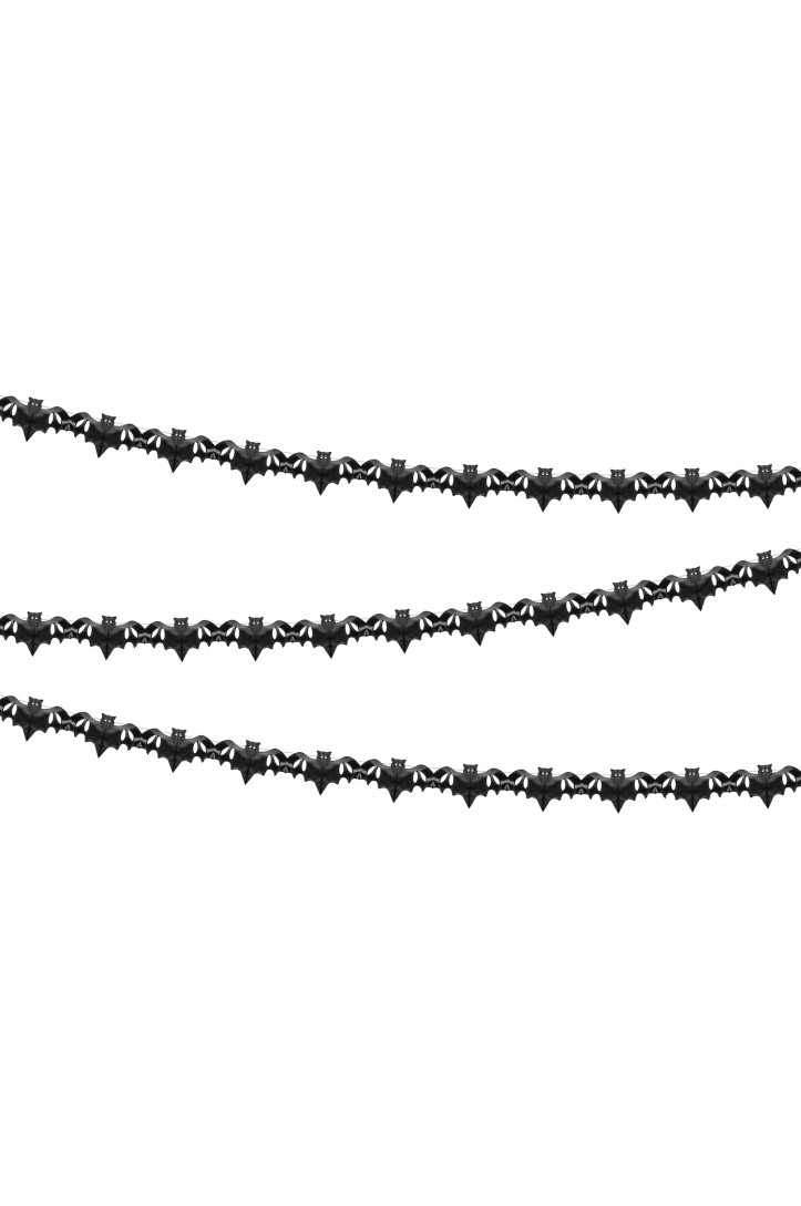 Tissue paper garland Bats