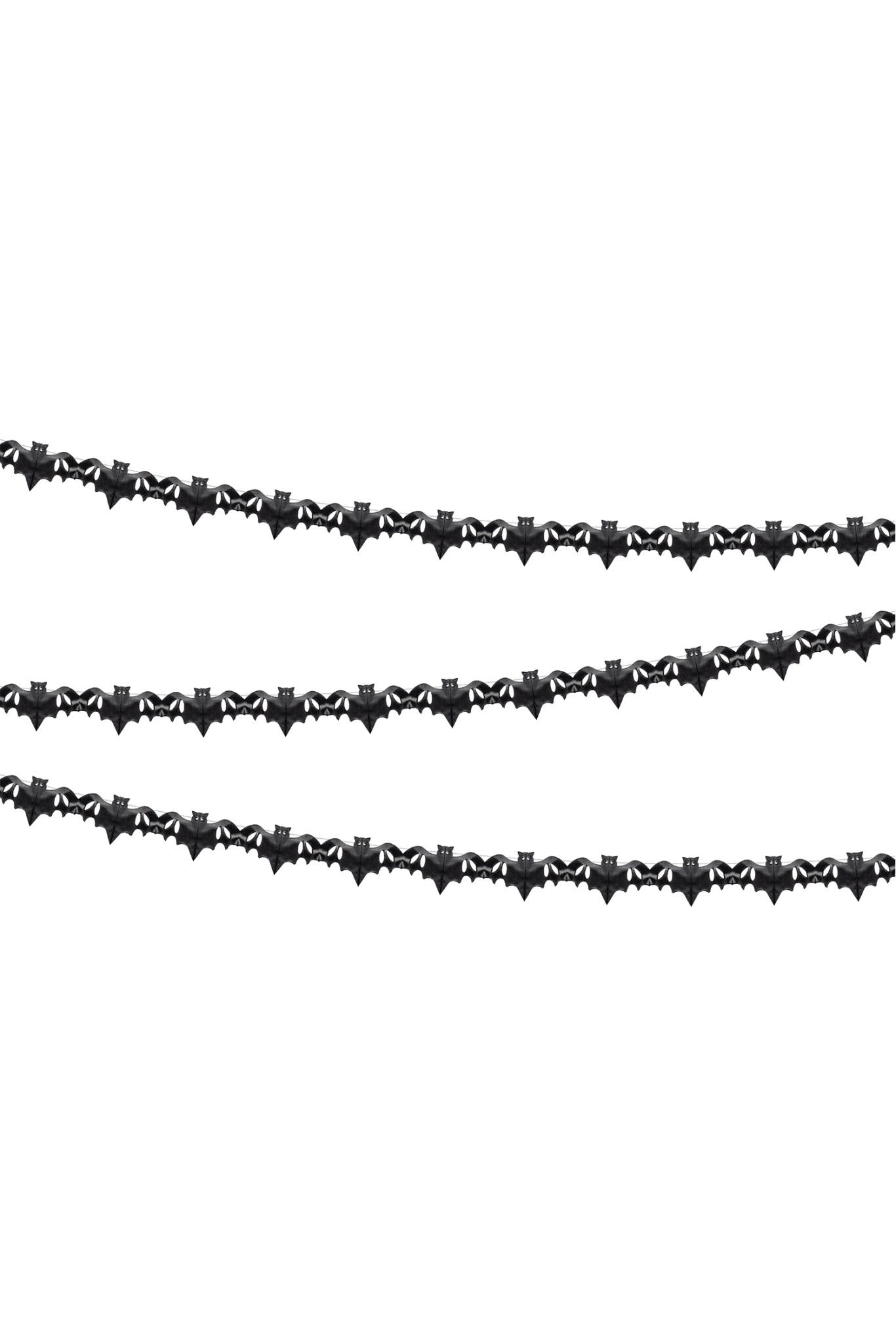 Tissue paper garland Bats