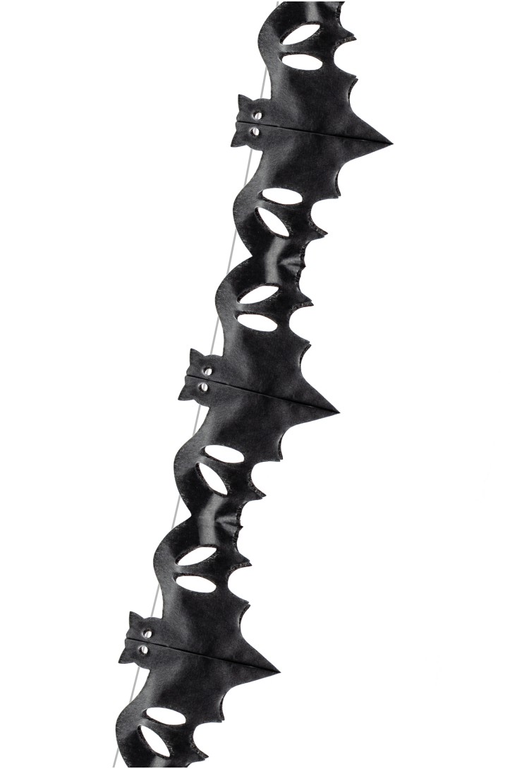 Tissue paper garland Bats